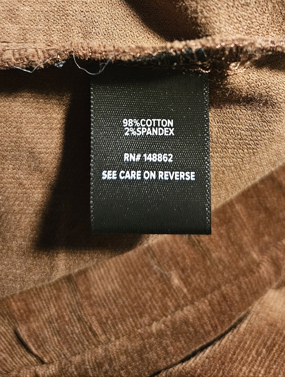 Cotton Torrid Corduroy Button Front Mini Skirt Cognac Brown Cottagecore Size 3X - Picture 5 of 6